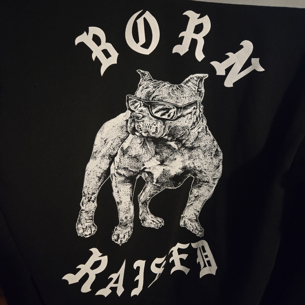 Born Raised PitBull Hoodie M